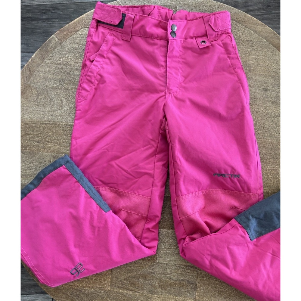 Arctix Snow Pants Pink/Grey Youth Girls Size Medium
